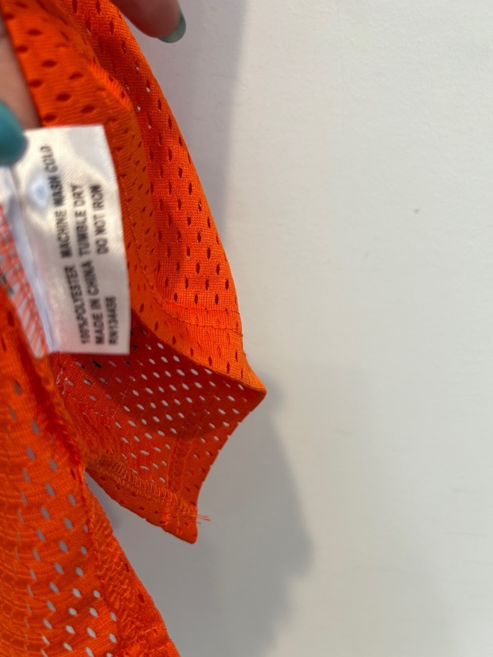 Headgear classic Chapman Kids' Orange Athletic Jersey - Number 1 medium new - Picture 3 of 9